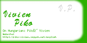 vivien piko business card